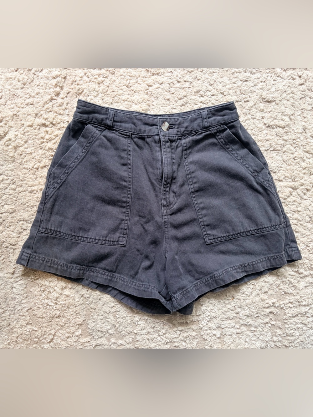 Universal Thread Charcoal High-Waist Utility Shorts 2